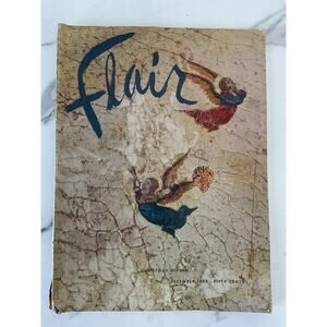 Flair Magazine December 1950 Vol 1 No 11 Christmas Vintage Fashion Ads